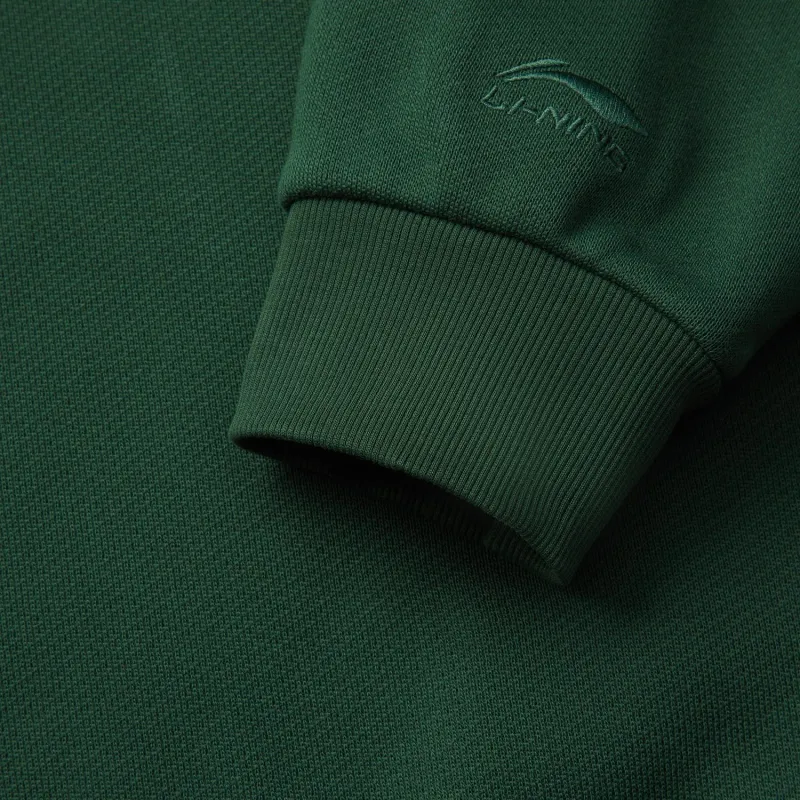 LiNing Sports Life Collection Sweatshirt Unisex Maple Green-5