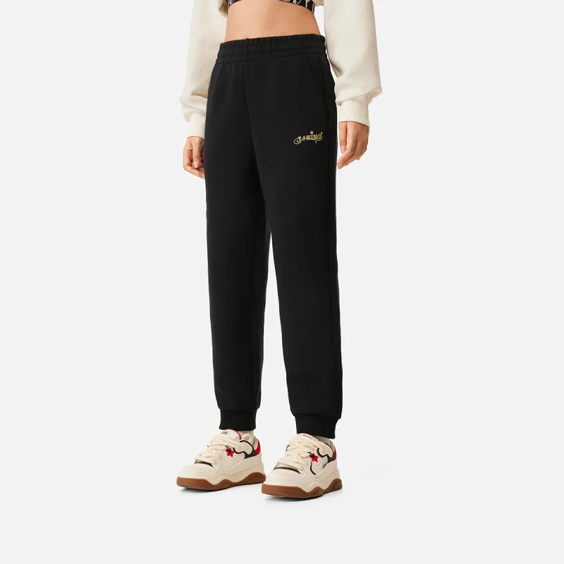 LiNing Rijin Doujin Collection Knitted Sports Pants Women's Black-2