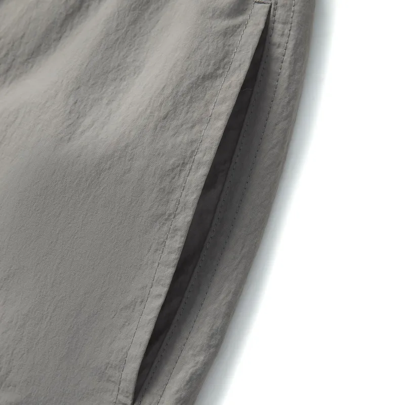 LiNing Casual Shorts Men's Iron Asphalt Gray-4