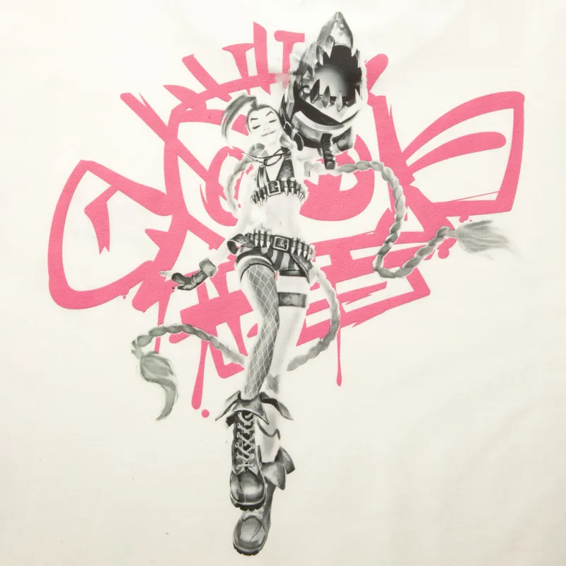LiNing x LEAGUE OF LEGENDS Sports Life Collection T Shirt Men's Ecru-4