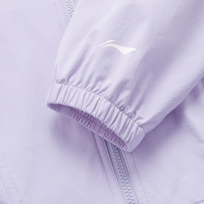 LiNing Lotus Leaf Jackets Coats Women's Sea Salt Purple-3