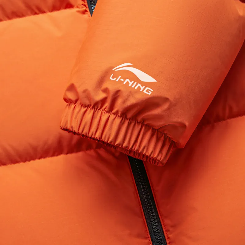LiNing Fondue Down Series Down Jacket Unisex Ochre Orange-3