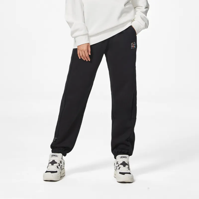 LiNing Sports Life Collection Knitted Sweatpants Women's Black R-4