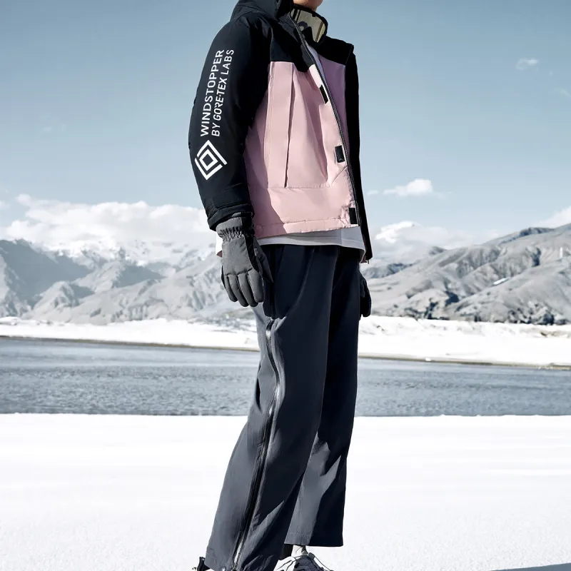 LiNing Fondue Down Series Down Jacket Men's Light Blush/Black-5
