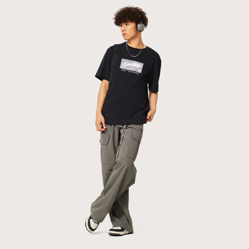 LiNing Sports Life Collection T Shirt Men's Black-5