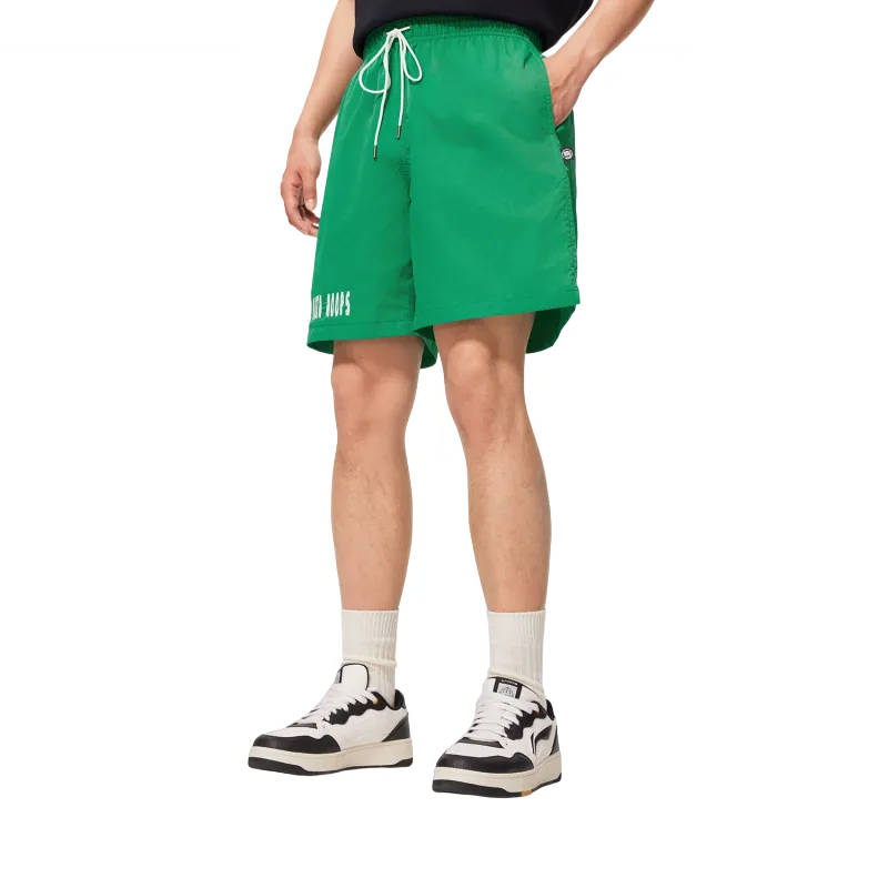 LiNing Basketball Collection Casual Shorts Men's Strait Green-2