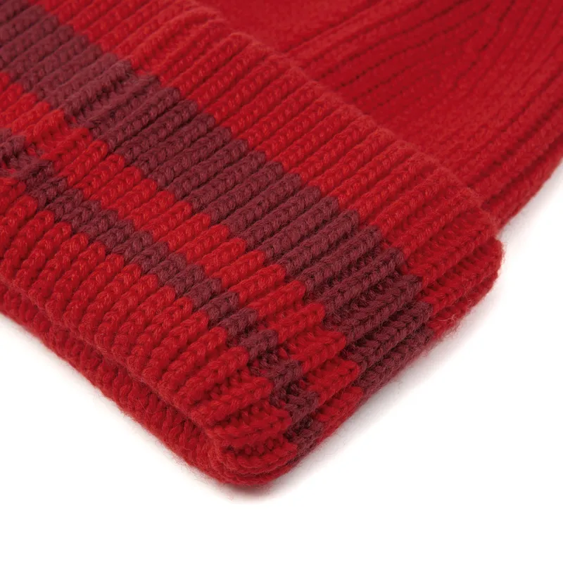 LiNing Rijin Doujin Collection Knitted Fabric Beanies Unisex Vermilion-4