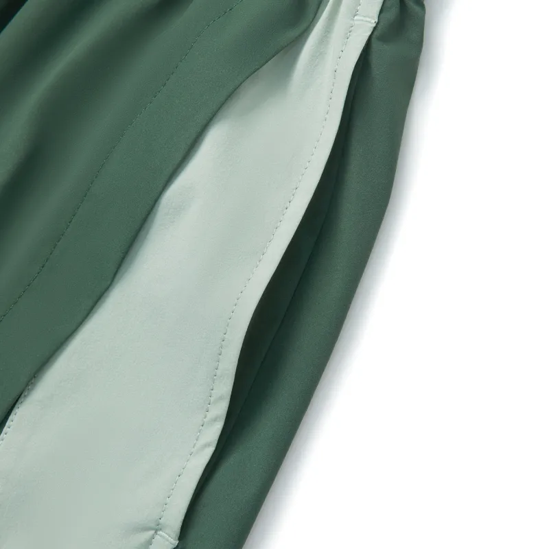 LiNing Fitness Series Sports Shorts Women's Mountain View Green/Tallow Green-4