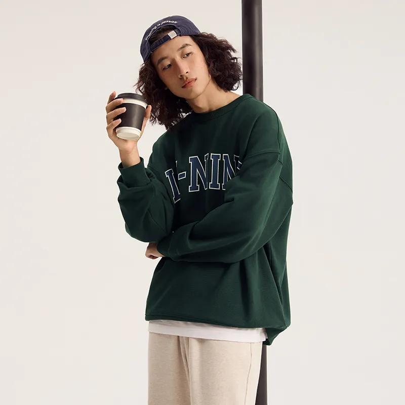 LiNing Weekend Youth Sweatshirt Unisex Vintage Green-3