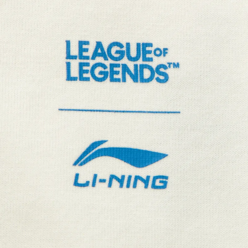 LiNing x LEAGUE OF LEGENDS Sports Life Collection T Shirt Men's Ecru-3