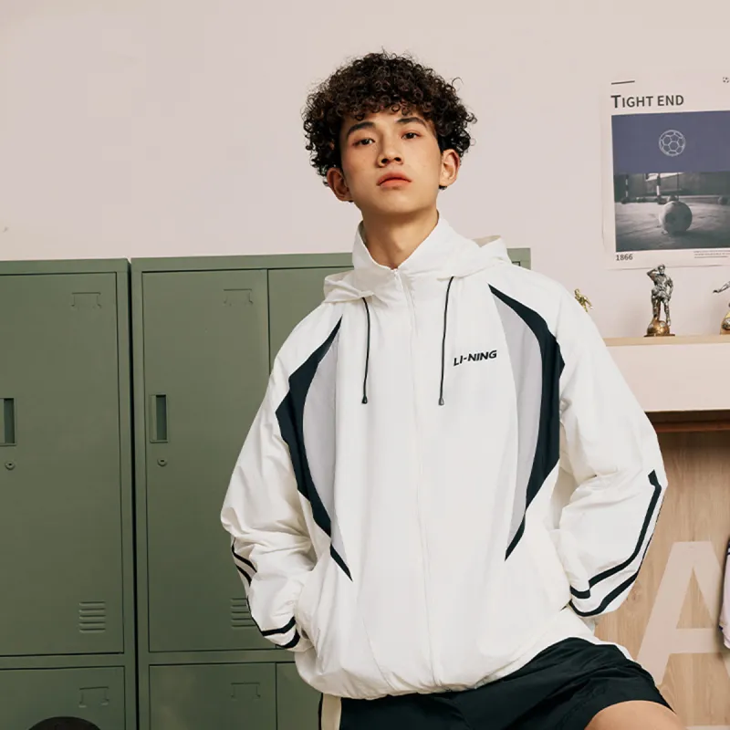 LiNing Sports Life Collection Trench Coat Unisex Ivory-5