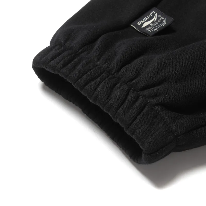 LiNing Sports Life Collection Knitted Sweatpants Women's Black R-3