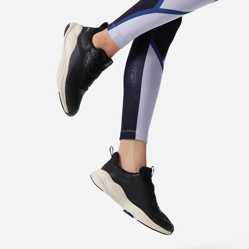 LiNing Liuyun Anti Slip Wear Resistant Low Top Casual Running Shoes Women's Black-4