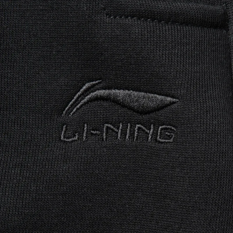 LiNing Rijin Doujin Collection Knitted Sports Pants Women's Black-3