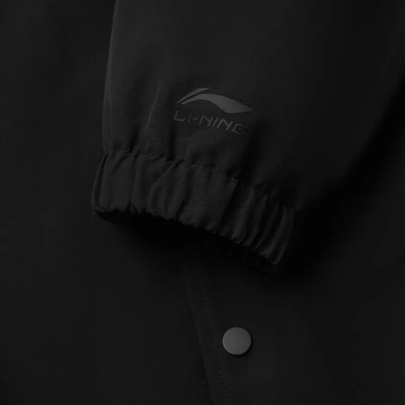 LiNing Sports Fashion Collection Trench Coat Men's Black-3