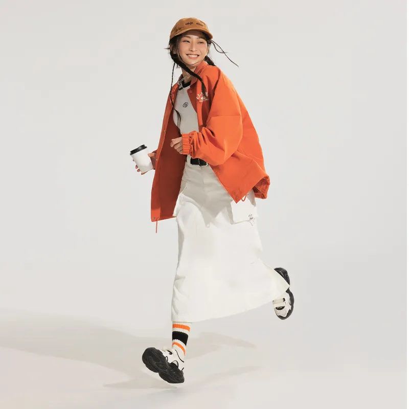 LiNing Lotus Leaf Jackets Coats Unisex Sunshine Dirty Orange-2