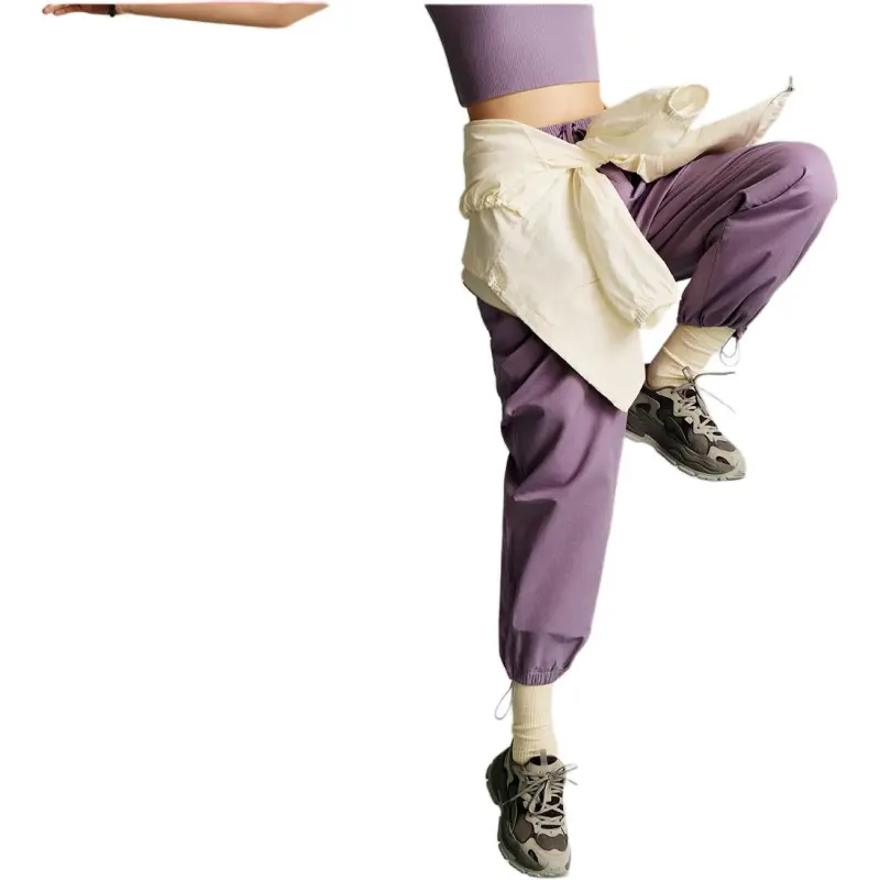 LiNing x GUGONG LIANMINGKUAN Chinese Culture Series Casual Pants Women's Light Dark Purple-3