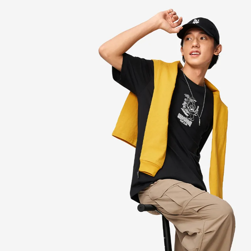LiNing x Disney T Shirt Men's Black-3
