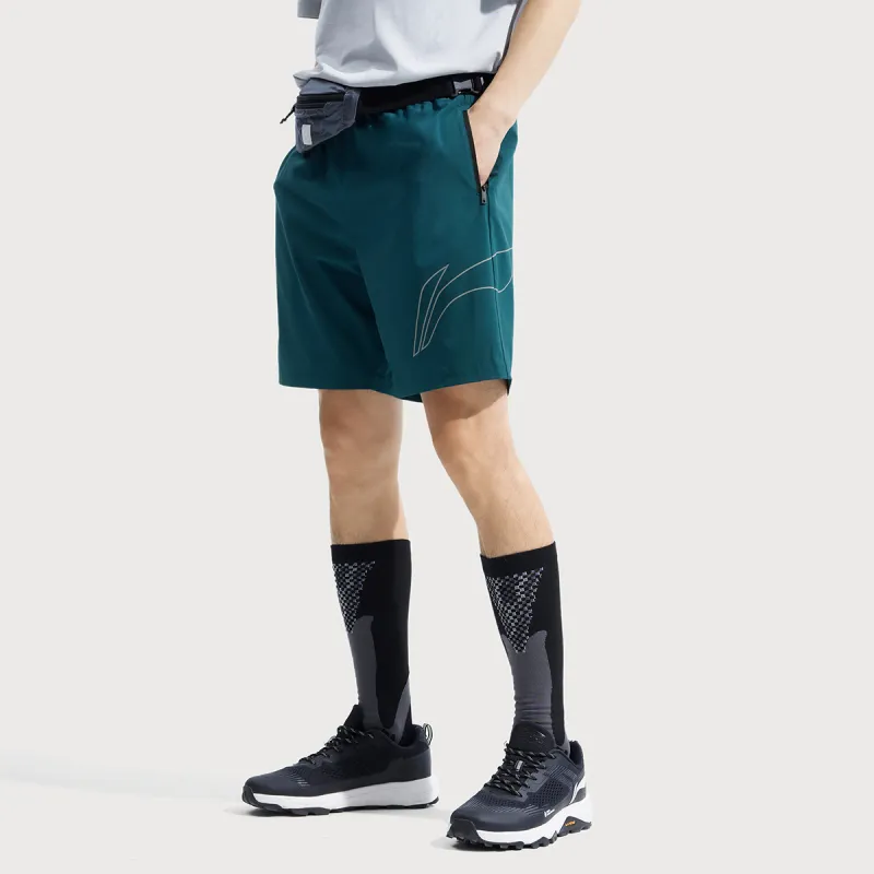 LiNing Fitness Series Casual Shorts Men's Reef Green-3