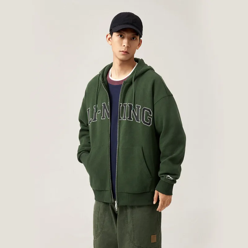 LiNing Sports Life Collection Sweatshirt Unisex Kelp Green-4