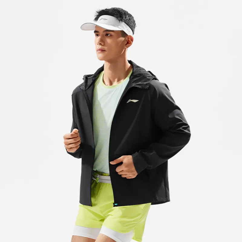 LiNing Running Collection Jackets Coats Men Black-6