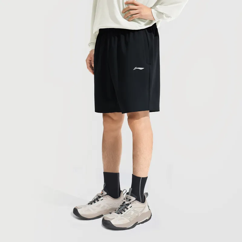 LiNing Fitness Series Sports Shorts Men's Black With Single Logo-2