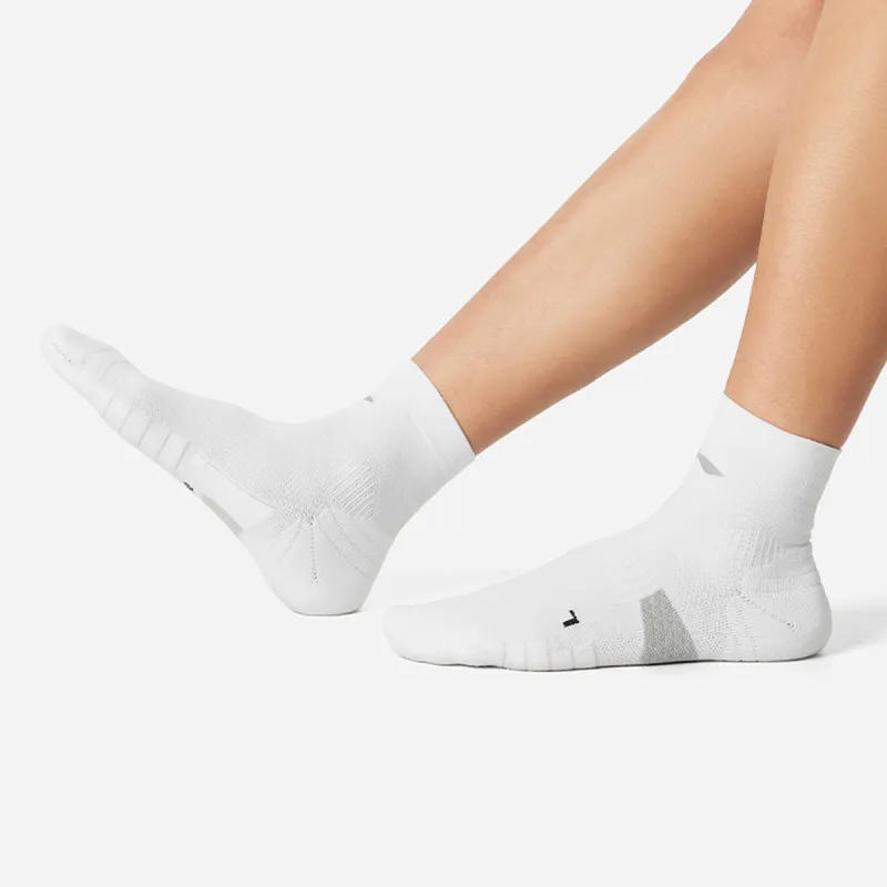 LiNing Running Collection Running Socks Unisex 1 Pack White-6