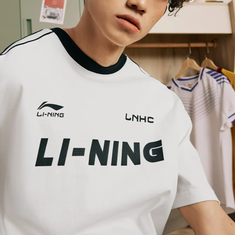LiNing Sports Fashion Collection T Shirt Unisex Ivory-5
