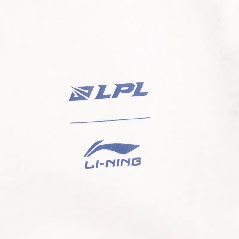 LiNing x Lpl Sports Life Collection T Shirt Unisex Ecru-3