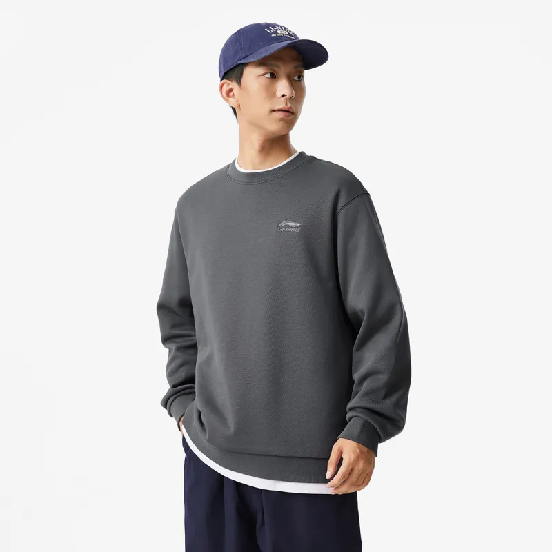 LiNing Sports Fashion Collection Sweatshirt Unisex Magnet Gray-2