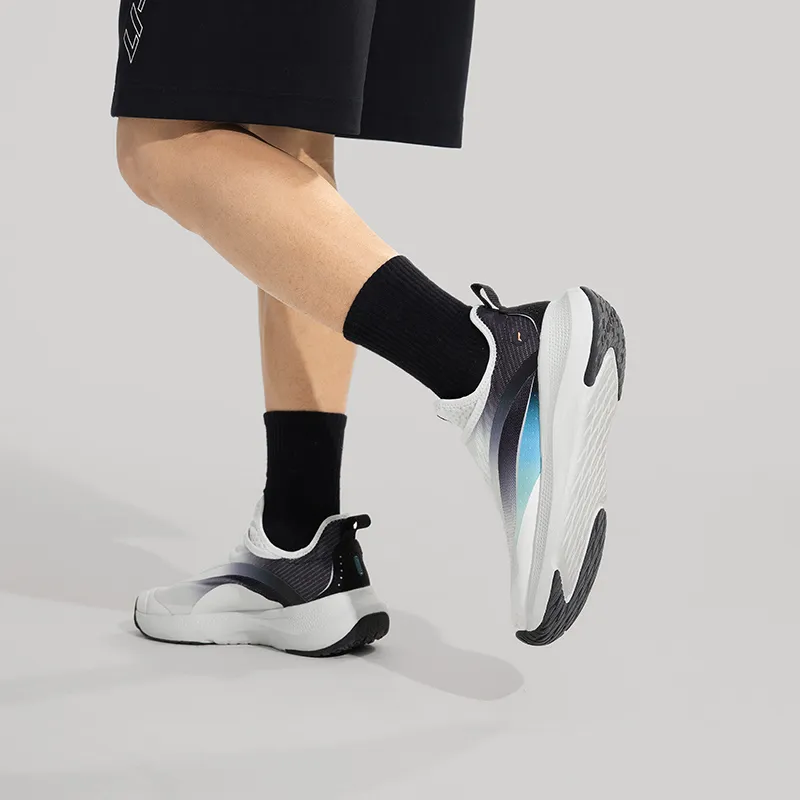 LiNing Soft Series Go Cushioning Anti Slip Wear Resistant Breathable Lightweight Rebound Low Top Casual Shoes Men's-7