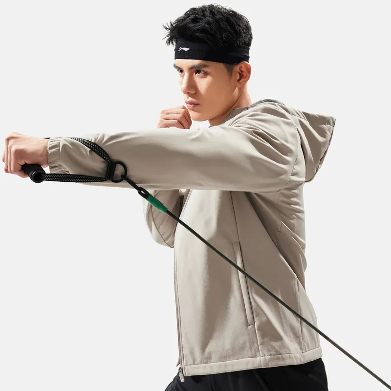 LiNing Sports Life Collection Jackets Coats Men Dusty Smoke Gray-6