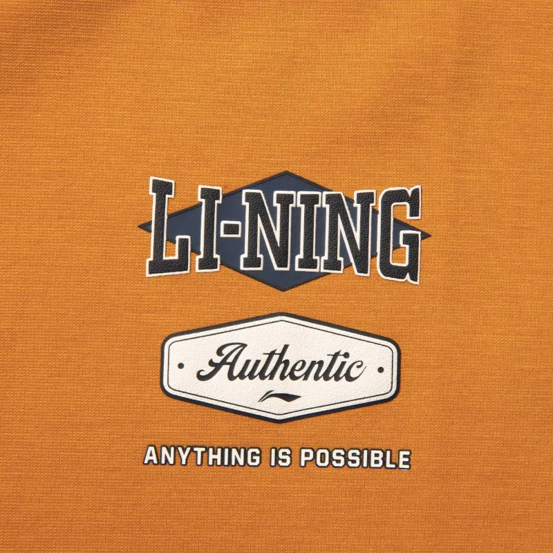 LiNing Sports Life Collection T Shirt Unisex Pear Brown-3