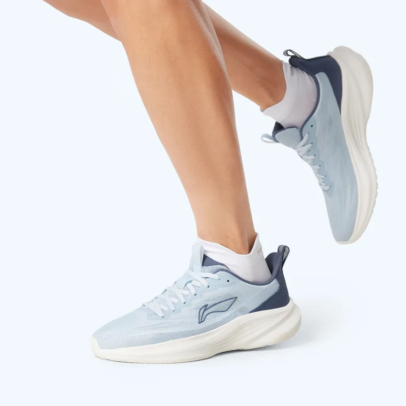 LiNing Light Breeze Low Top Casual Running Shoes Men's Blue-4
