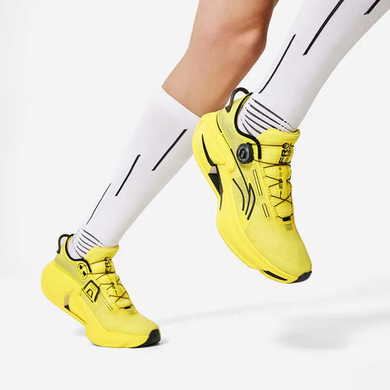 LiNing Cushioning Anti Slip And Wear Resistant Low Top Running Shoes Men's Yellow-6