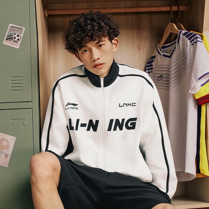 LiNing Sports Life Collection Jackets Coats Men's White-4