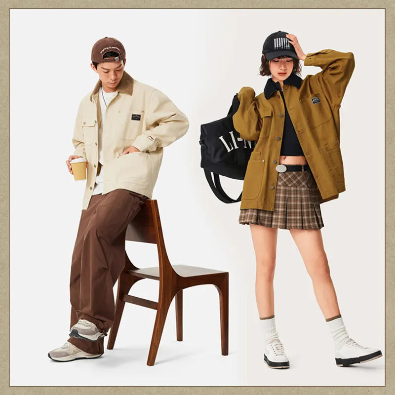 LiNing Sports Fashion Collection Jackets & Coats Men's Gold Brown-4
