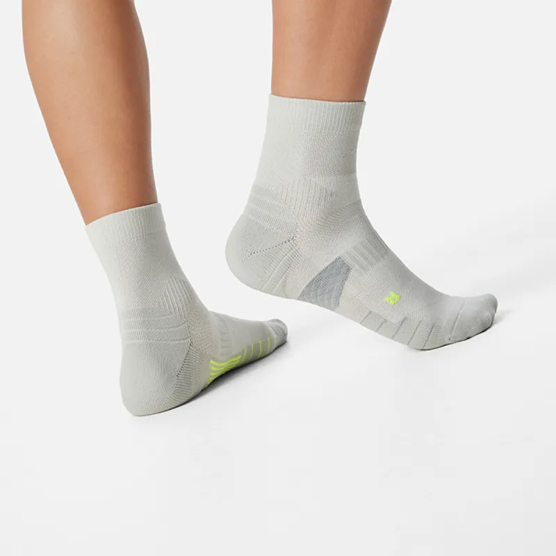 LiNing Running Collection Running Socks Unisex 1 Pack Stone Gray-6