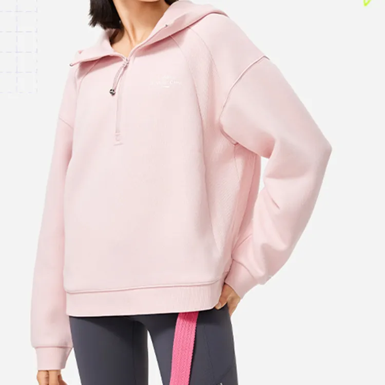 LiNing Fitness Series Sweatshirt Women's Light Blush Pink-4