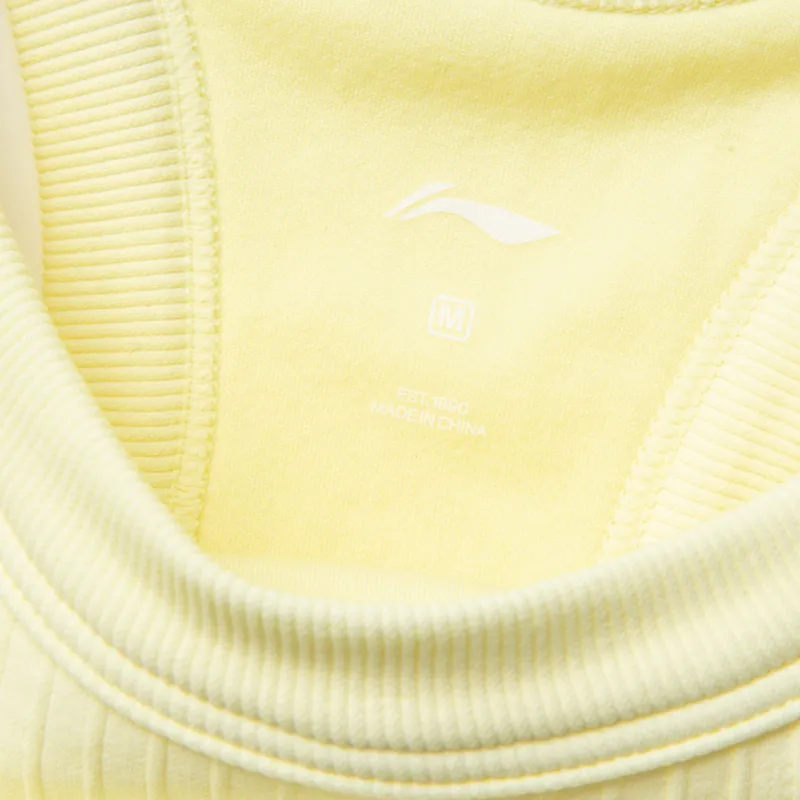 LiNing Fitness Series Sport Vests Women's Light Yellow-7