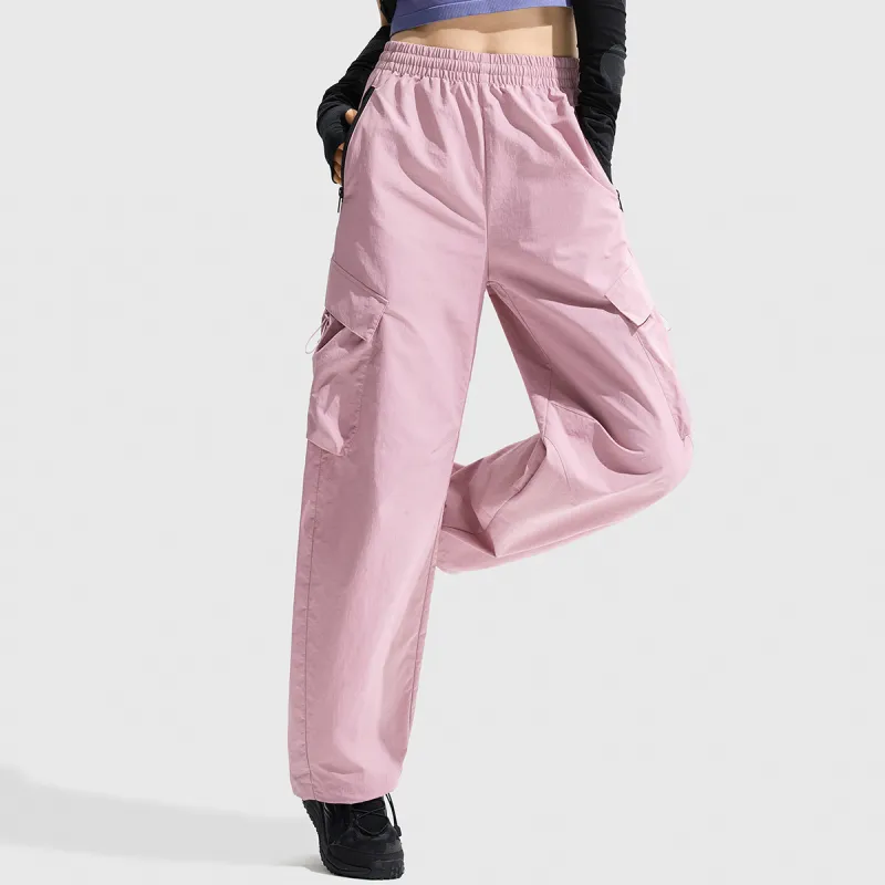 LiNing Fitness Series Casual Pants Women's Dry Rose Pink-3