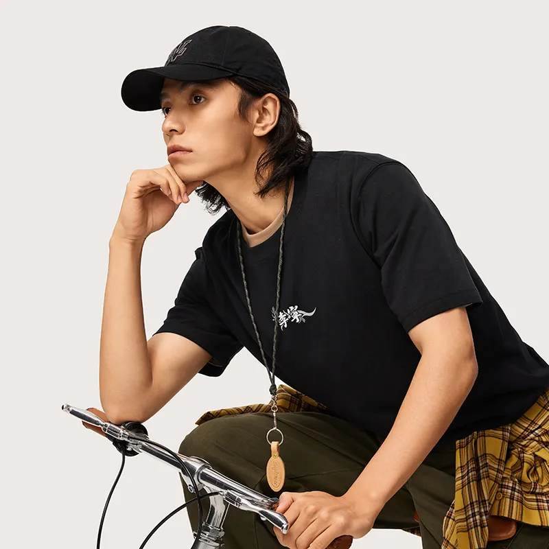 LiNing Chinese Culture Series T Shirt Men's Black-4