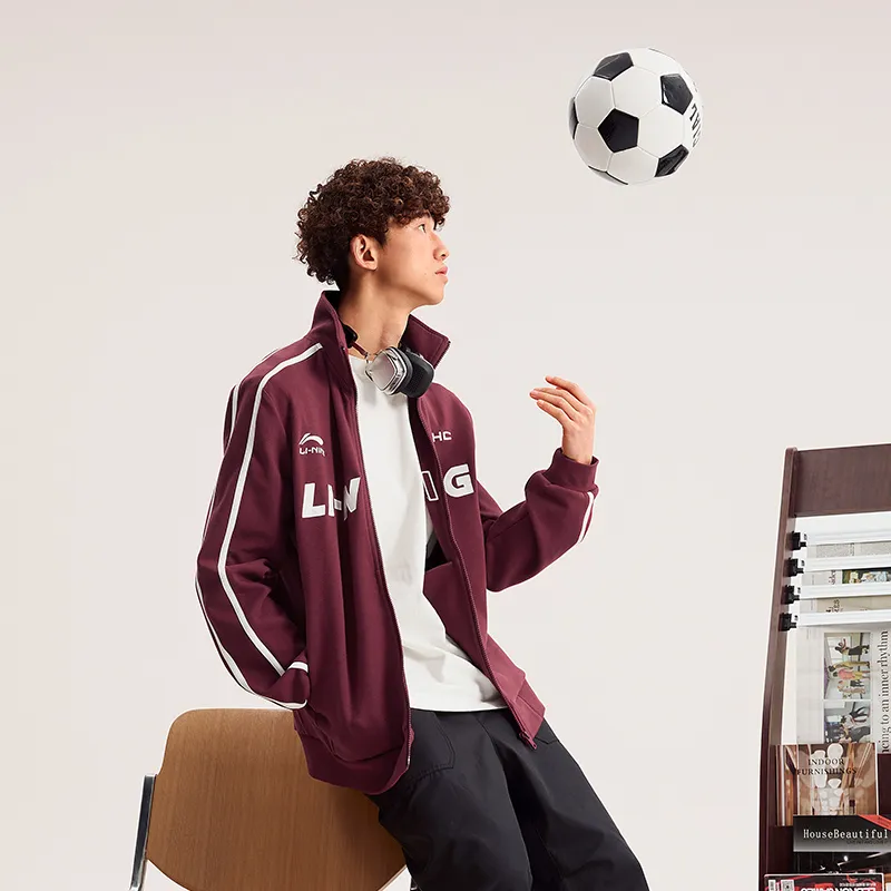 LiNing Sports Fashion Collection Jackets & Coats Unisex Dark Vintage Red-2