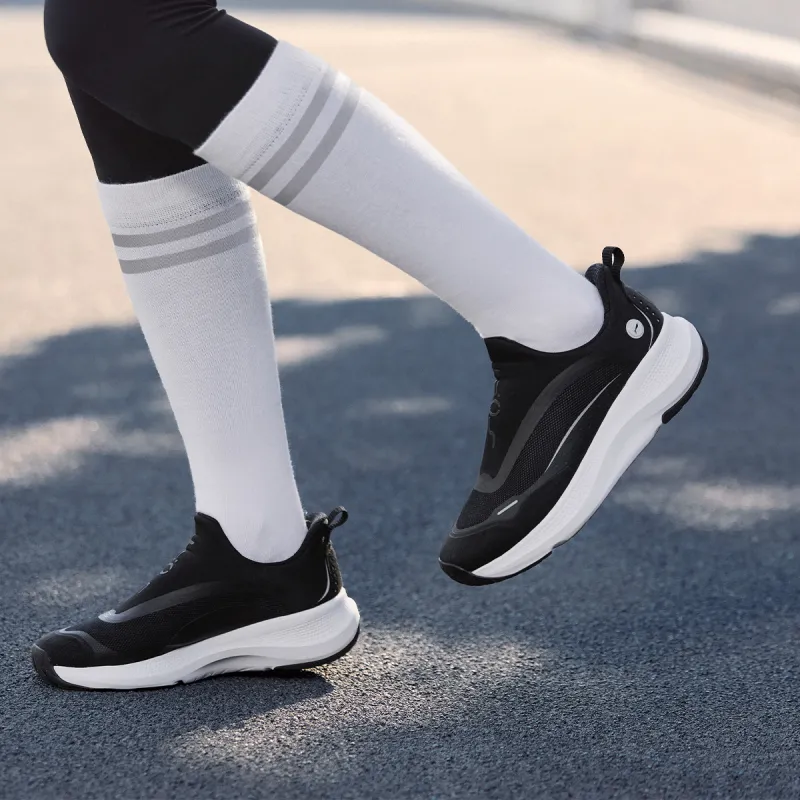LiNing SOFT GO Anti Slip Wear Resistant Lightweight Breathable Low Top Casual Shoes Women's Black-6