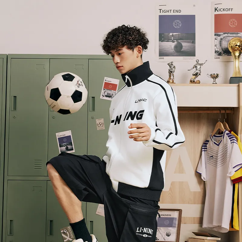 LiNing Sports Life Collection Jackets Coats Men's White-3