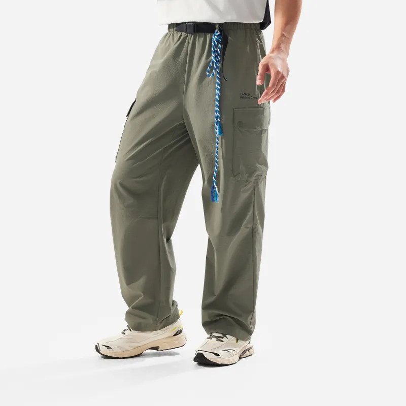 LiNing Fitness Series Sports Pants Men's Tea Green-4