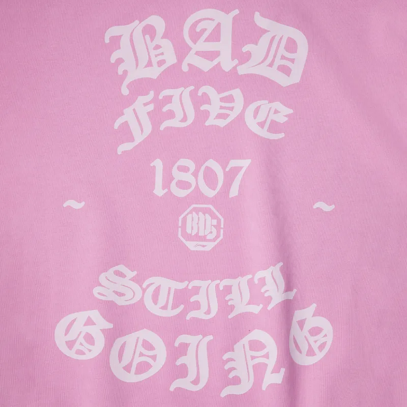 LiNing Basketball Collection Rebel Collection Sweatshirt Men's Dreamy Pink-3