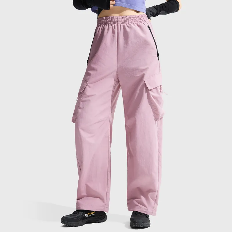 LiNing Fitness Series Casual Pants Women's Dry Rose Pink-2