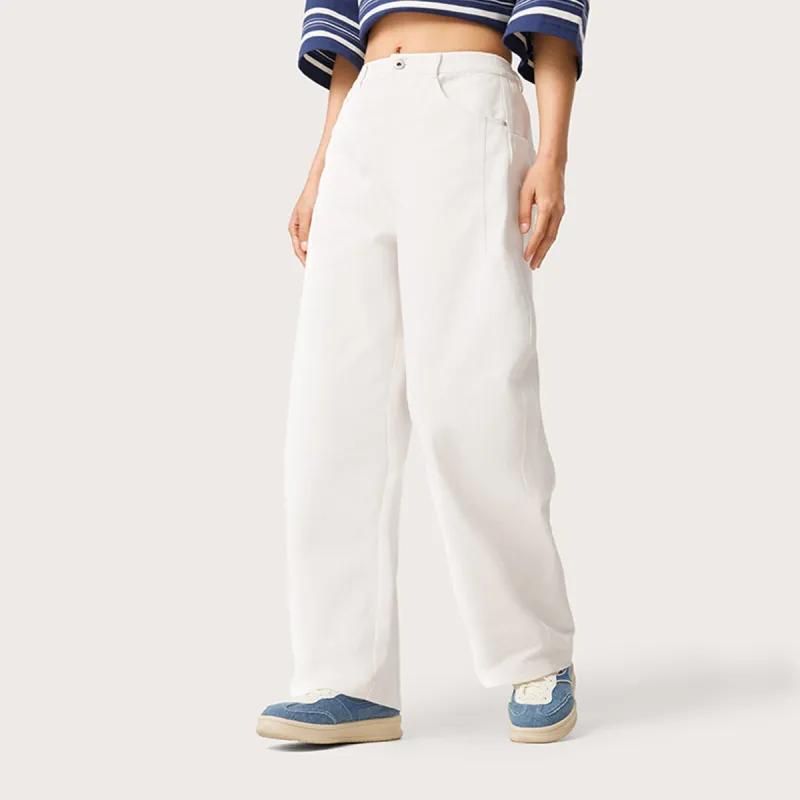 LiNing Weekend Youth Casual Pants Women's Ivory-4