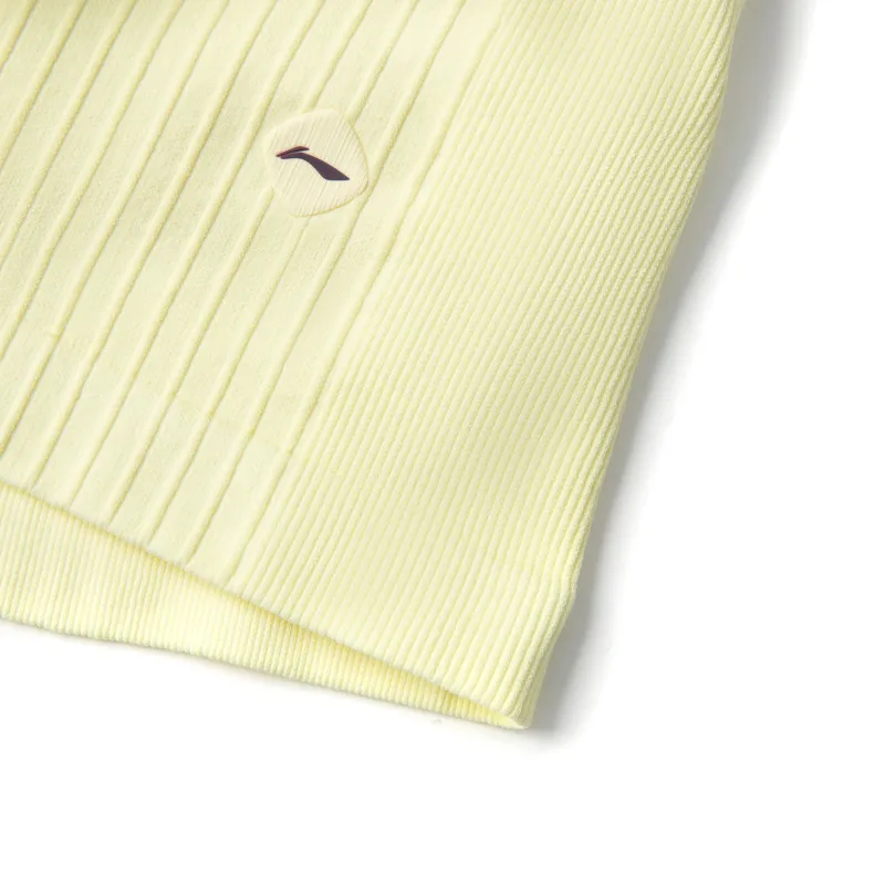 LiNing Fitness Series Sport Vests Women's Light Yellow-4